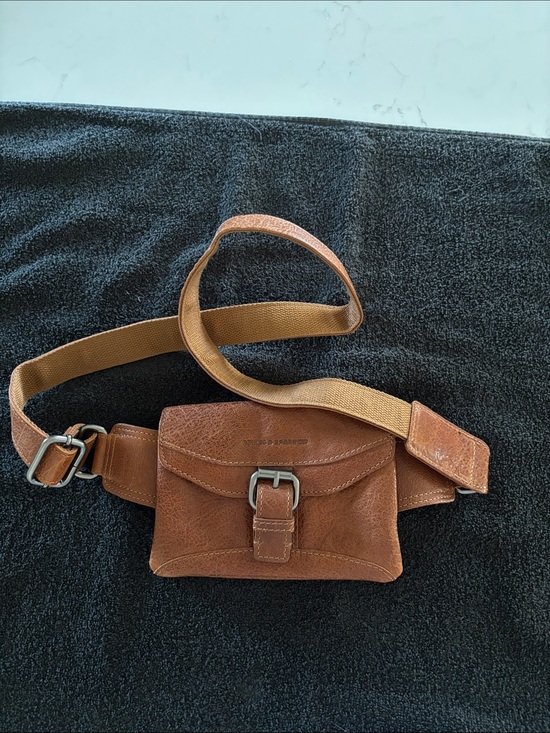 Pike & Sparrow Handbags - NWOT Compact Camel Mini Belt Bag with Buckle Detail